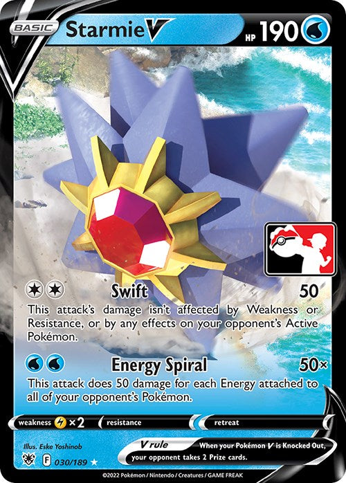 Starmie V - 030/189 (Holo)