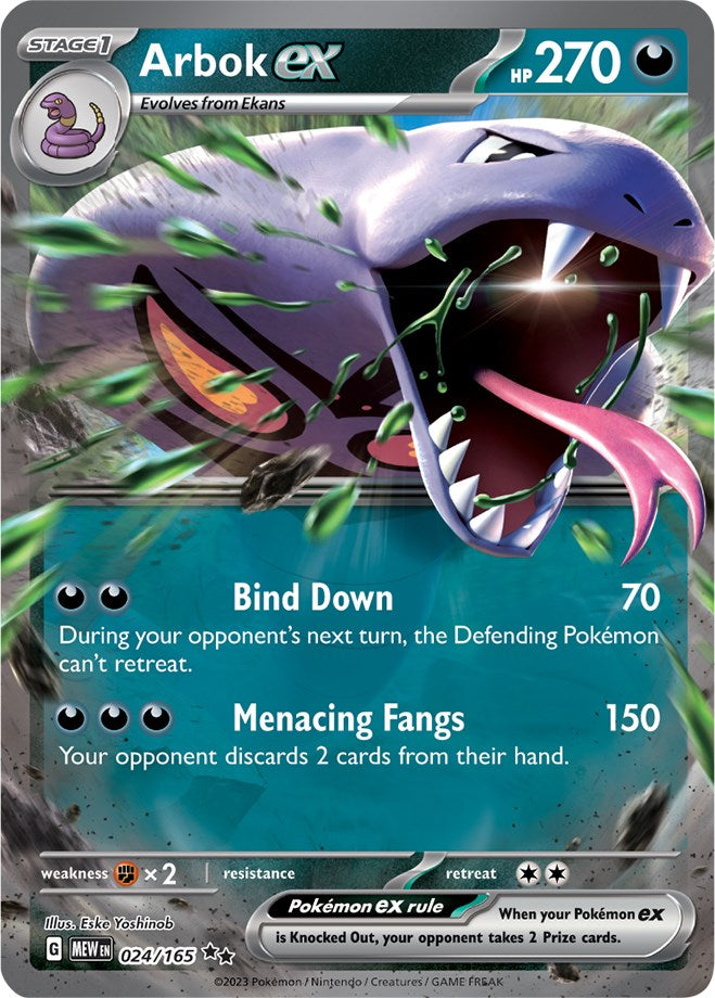 Arbok ex - 024/165 - 024/165 (Holo)