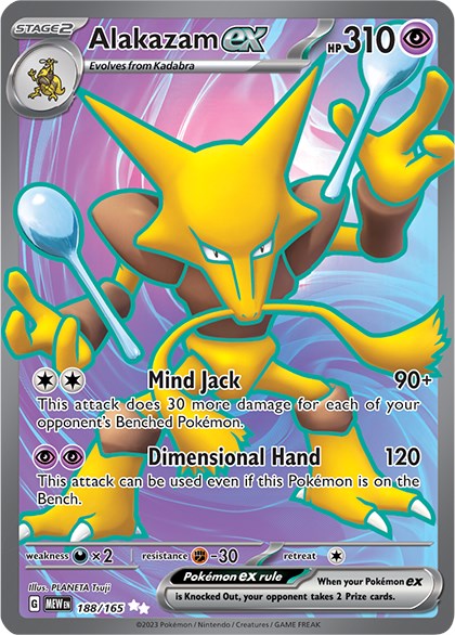 Alakazam ex - 188/165 (Holo)