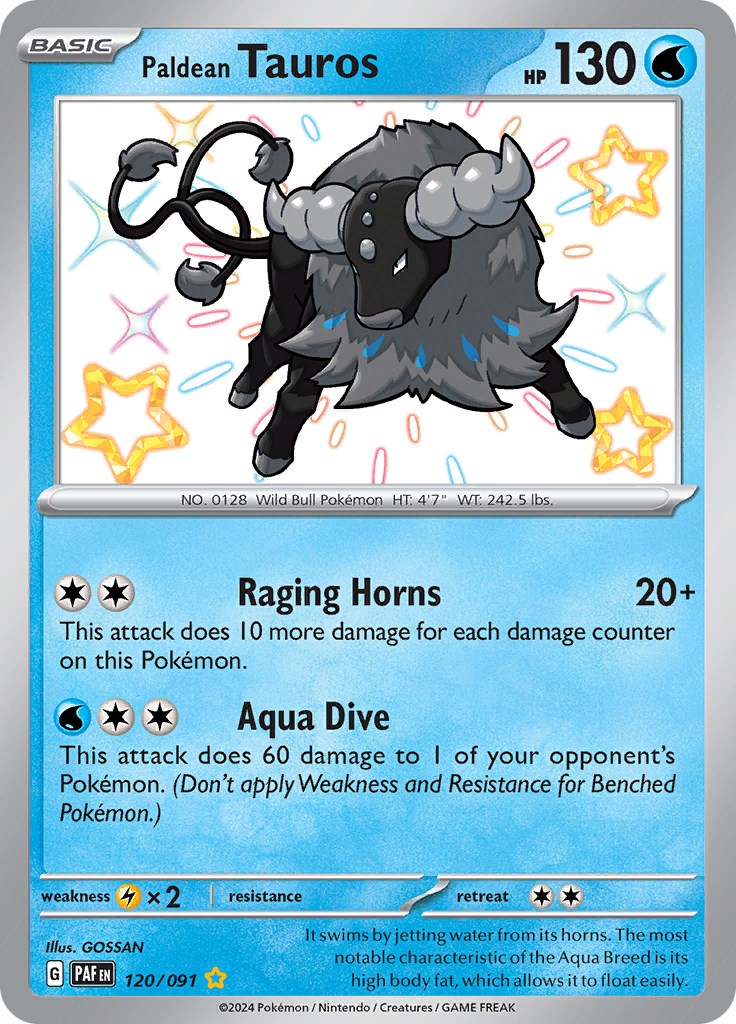 Paldean Tauros - 120/091 - 120/091 (Holo)