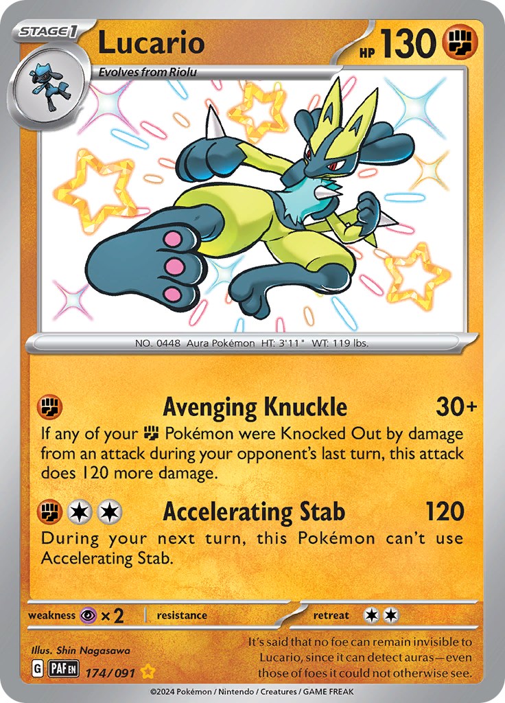 Lucario - 174/091 (Foil) Near Mint_Foil