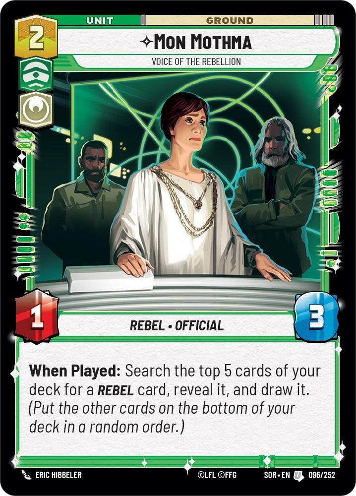 Mon Mothma - Voice of the Rebellion - 096/252 (Normal) Near Mint_Normal