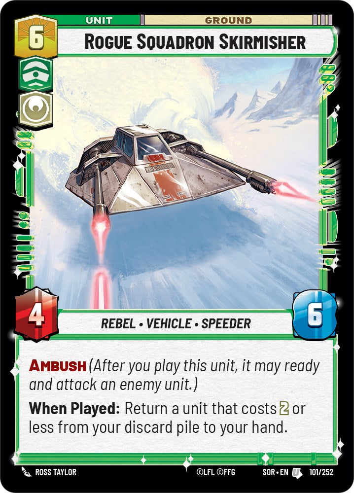 Rogue Squadron Skirmisher - 101/252 (Normal) Near Mint_Normal
