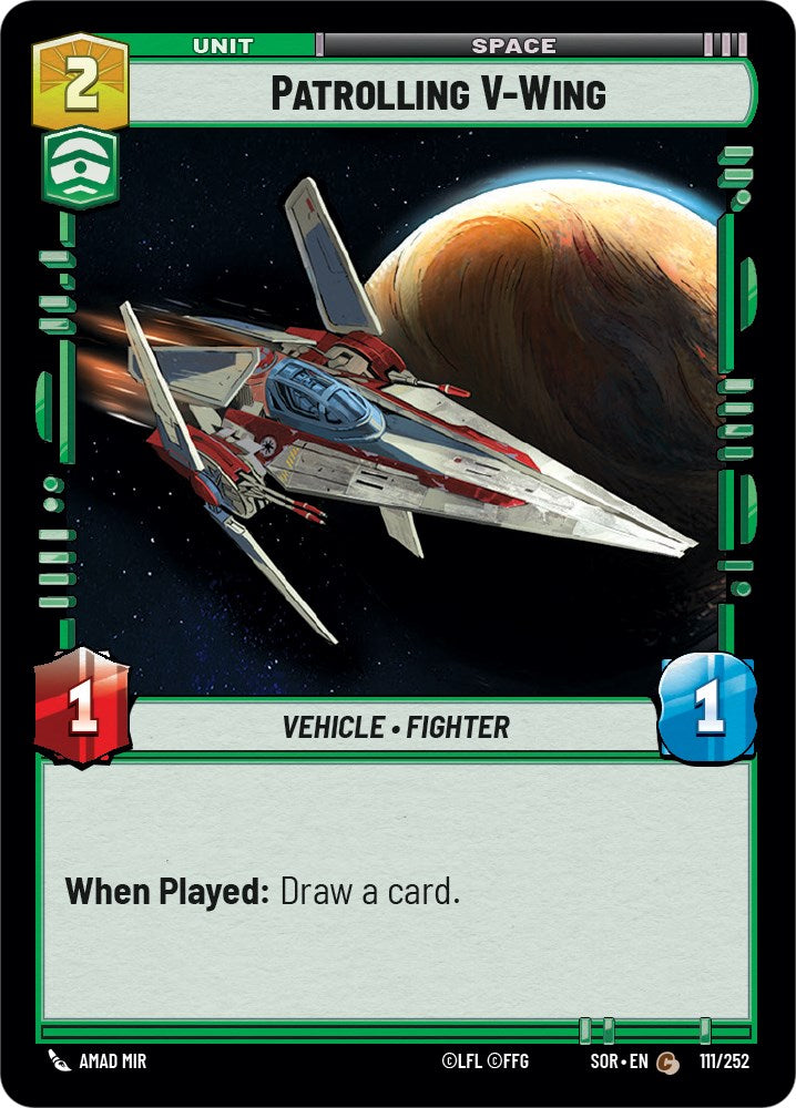 Patrolling V-Wing - 111/252 (Normal) Near Mint_Normal