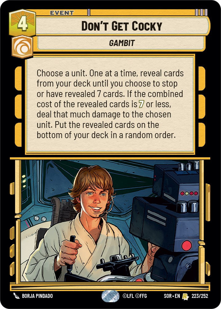 Don't Get Cocky - 223/252 (Foil) Near Mint_Foil