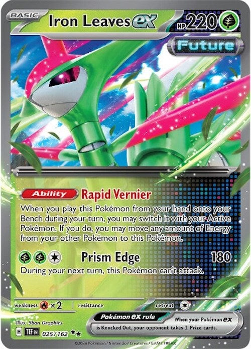 Iron Leaves ex - 025/162 (Holo)