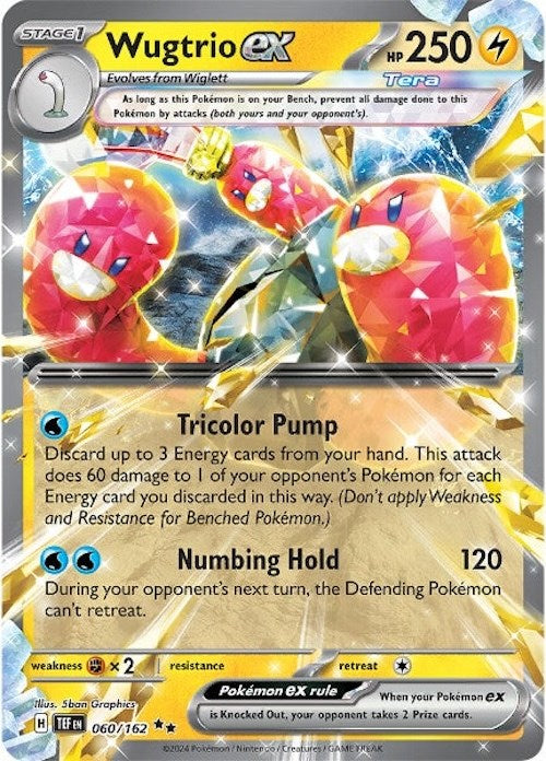 Wugtrio ex - 060/162 - 060/162 (Holo)