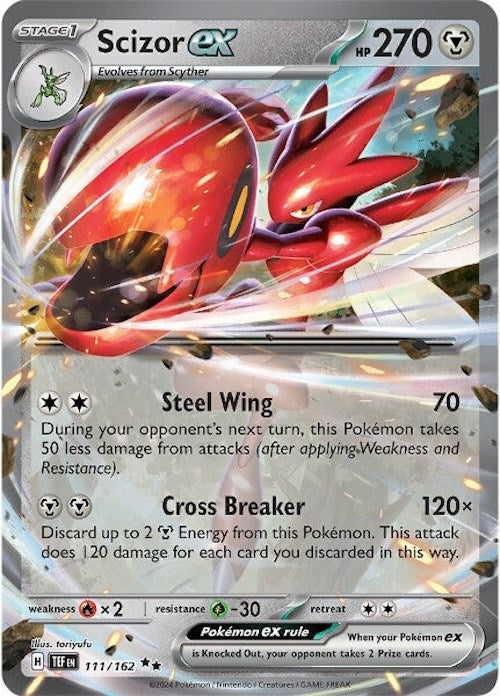 Scizor ex - 111/162 - 111/162 (Holo)