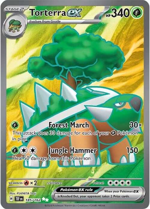 Torterra ex - 185/162 - 185/162 (Holo)