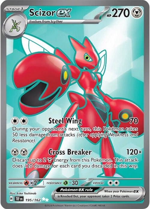 Scizor ex - 195/162 (Foil) Near Mint_Foil