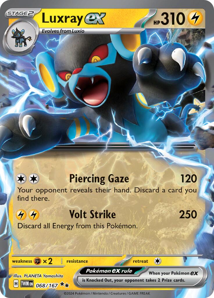 Luxray ex - 068/167 - 068/167 (Holo)