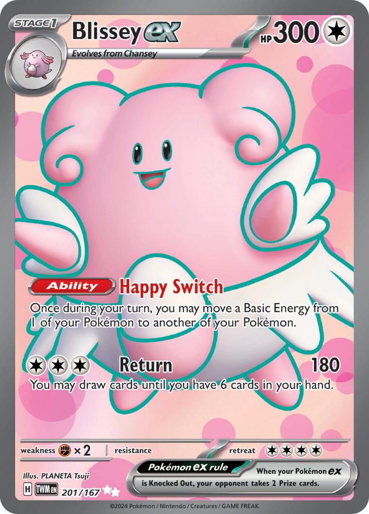 Blissey ex - 201/167 - 201/167 (Holo)