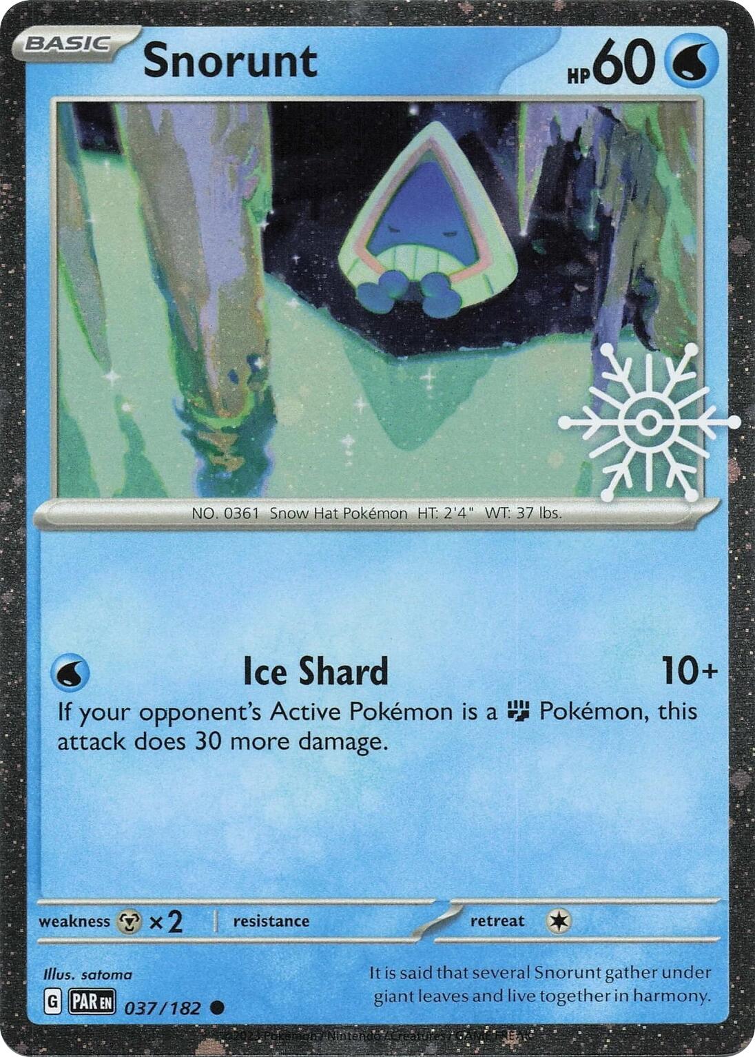 Snorunt - 037/182 (Holiday Calendar) - 037/182 (Holo)