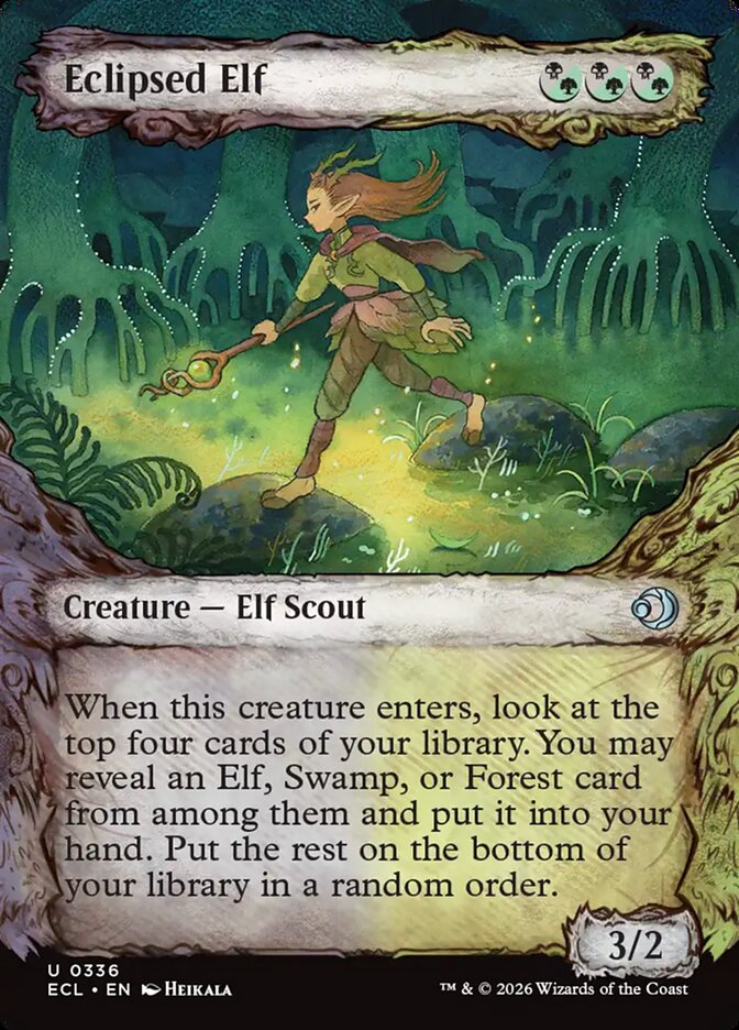 Eclipsed Elf - 336 (Foil)