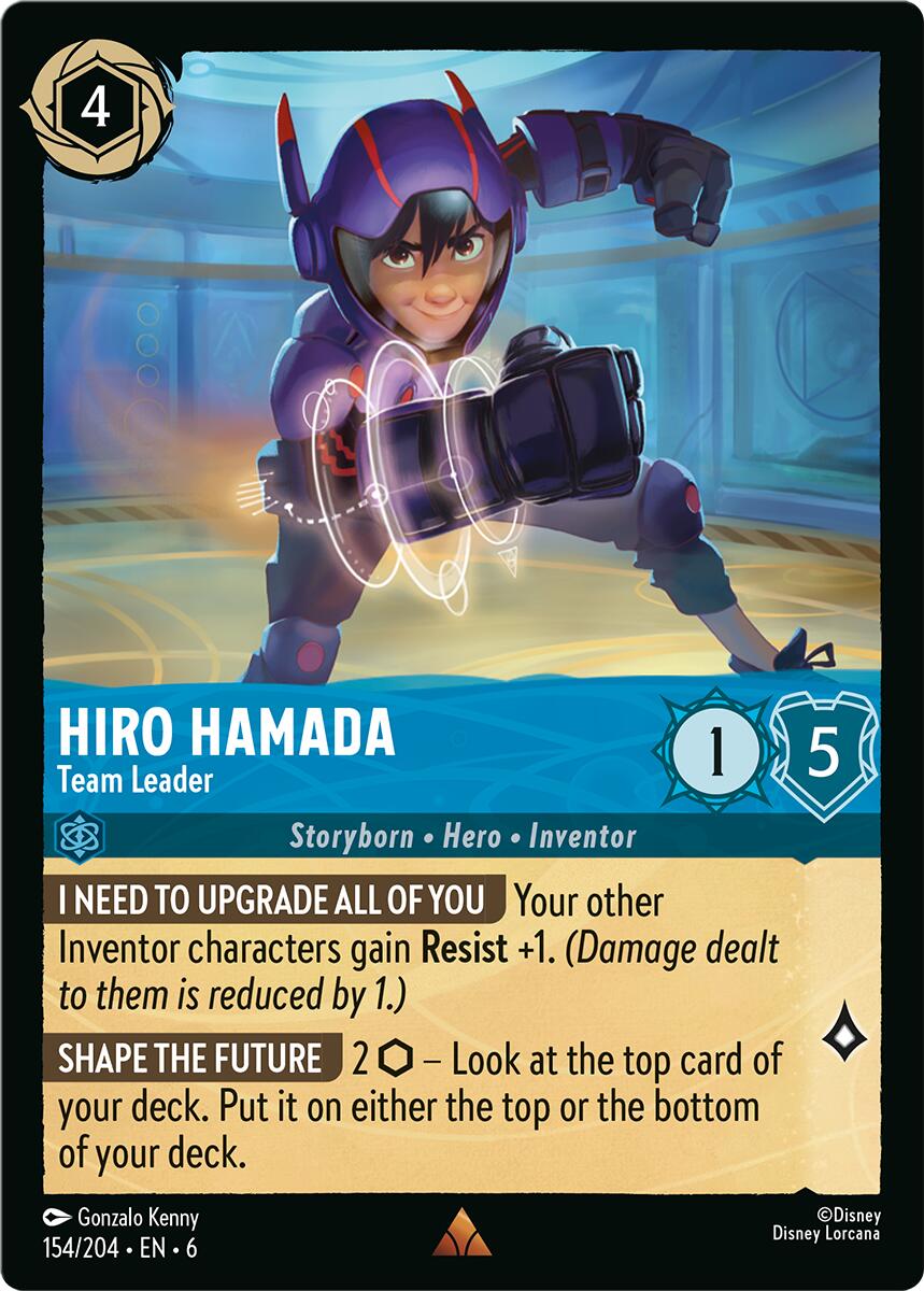 Hiro Hamada - Team Leader - 6 (Normal) Near Mint_Non-Foil
