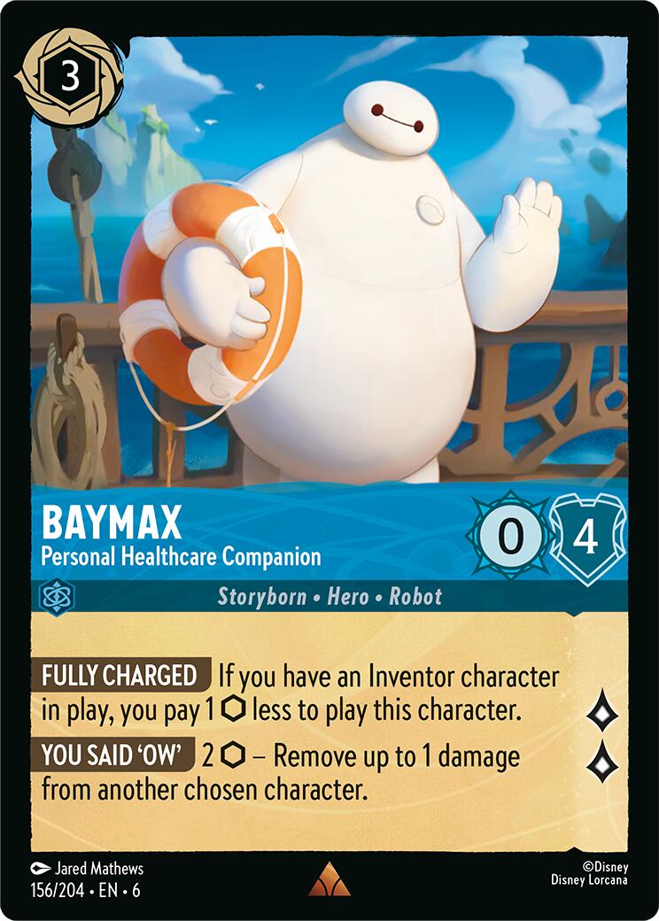 Baymax - Personal Healthcare Companion - 6 (Normal) Near Mint_Non-Foil