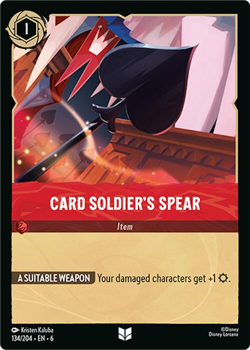 Card Soldier's Spear - 6 (Normal) Near Mint_Non-Foil