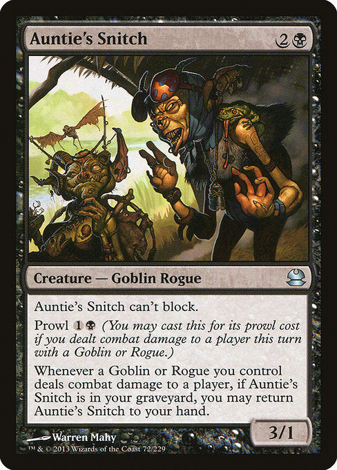Auntie's Snitch - 72 (Normal) Near Mint_Non-Foil