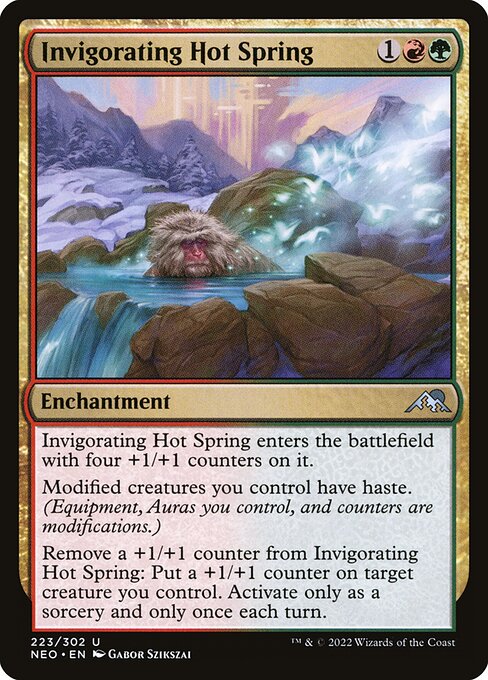 Invigorating Hot Spring NEO #223 Non-Foil