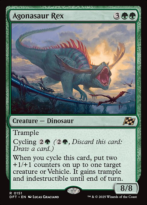 Agonasaur Rex DFT #151 Foil