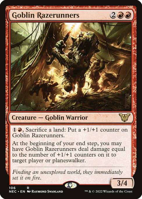 Goblin Razerunners NEC #106 Non-Foil