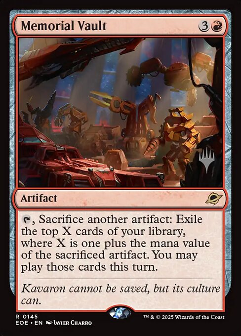 Memorial Vault PEOE #145p Non-Foil