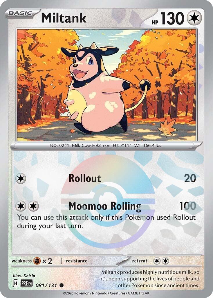 Miltank (Poke Ball Pattern) - 081/131 (Holo)