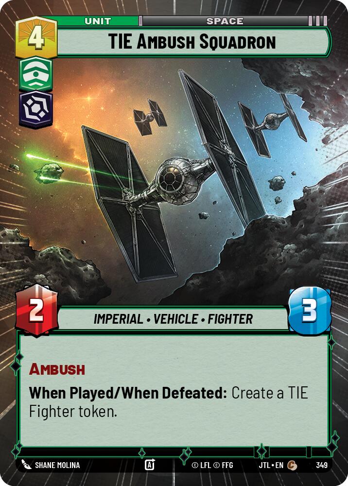 TIE Ambush Squadron (Hyperspace) - 349 Near Mint_Non-Foil