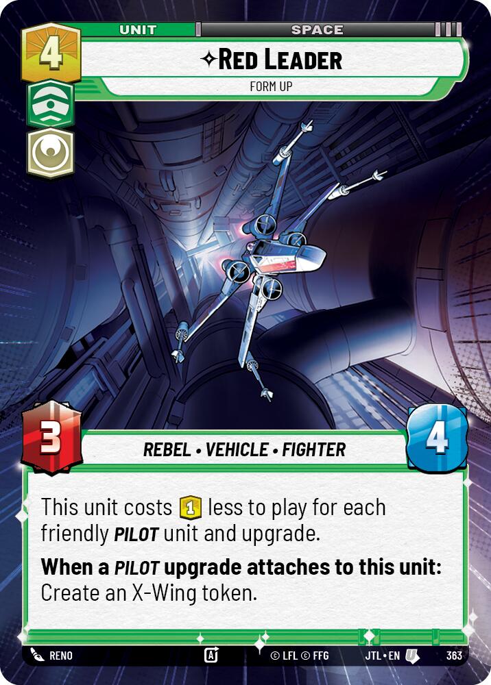 Red Leader - Form Up (Hyperspace) - 363 Near Mint_Non-Foil