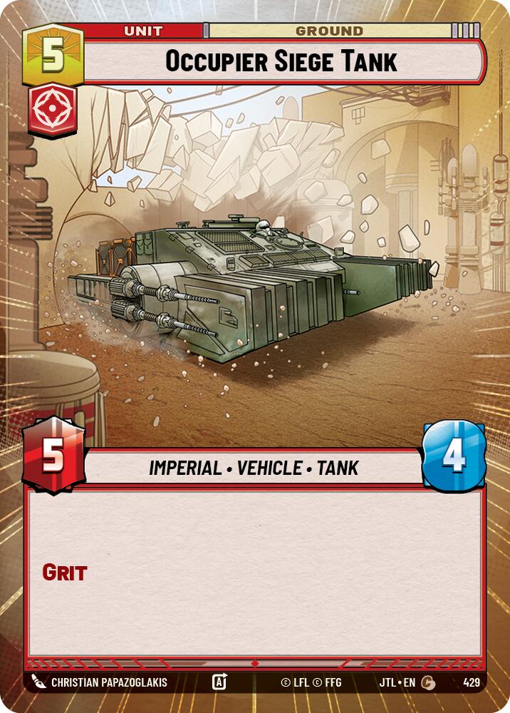 Occupier Siege Tank (Hyperspace) - 429 Near Mint_Non-Foil
