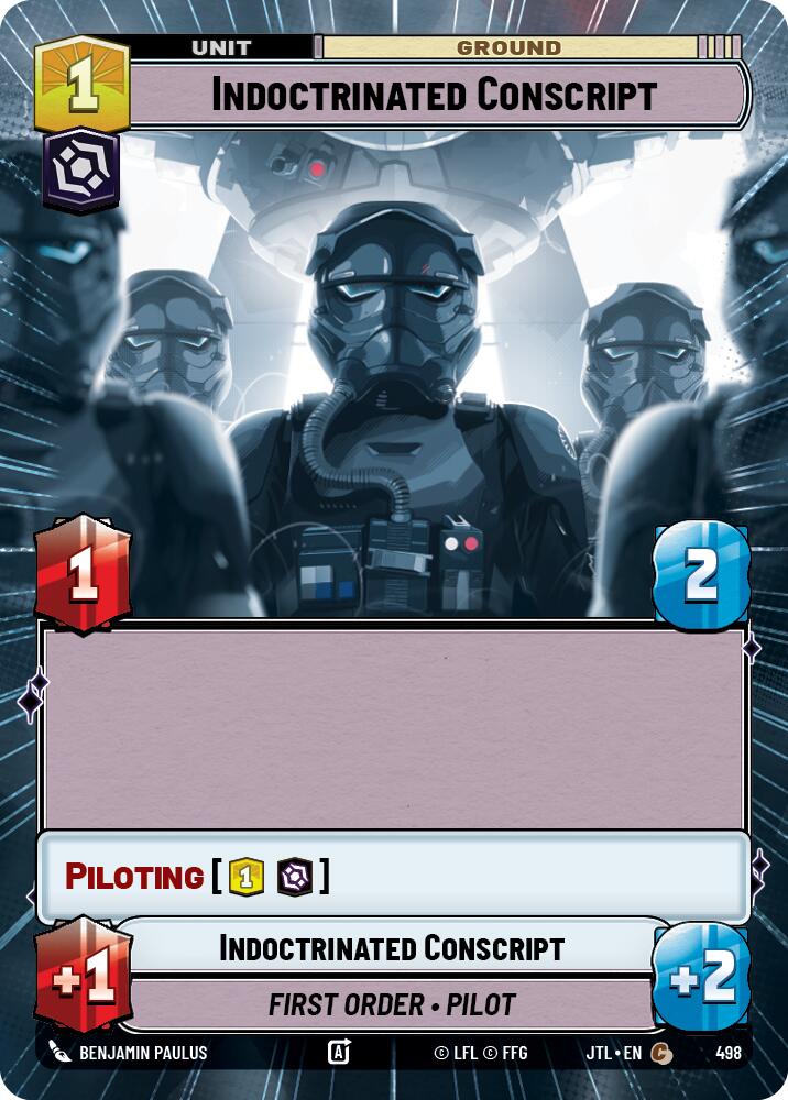 Indoctrinated Conscript (Hyperspace) - 498 Near Mint_Non-Foil