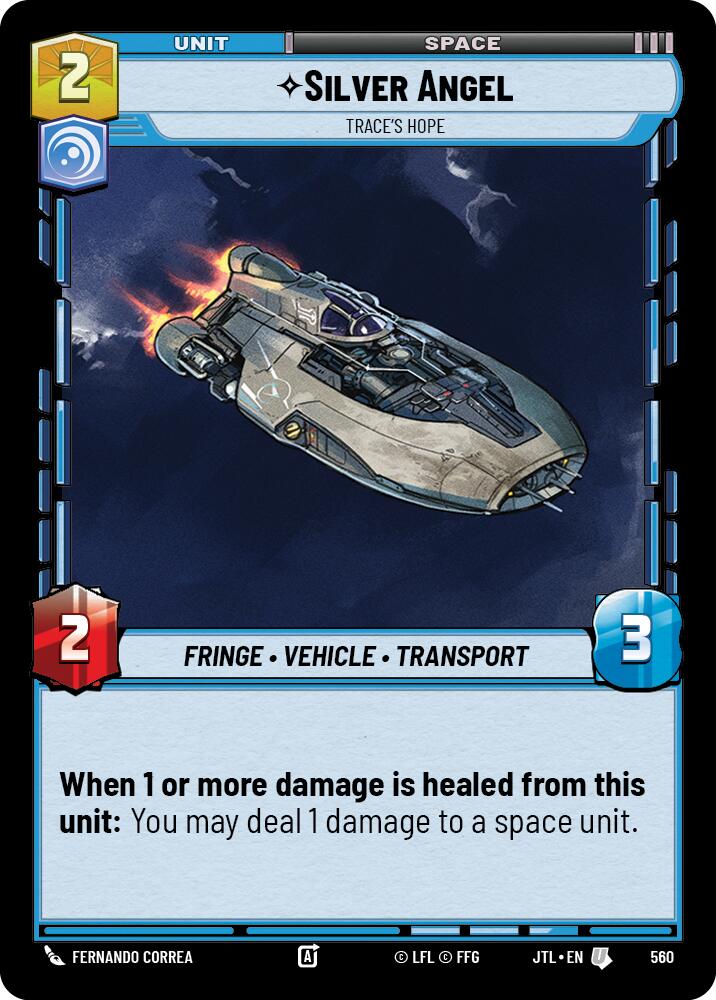 Silver Angel - Trace's Hope - 560 (Foil) Near Mint_Foil