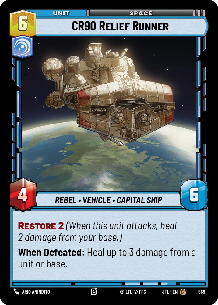 CR90 Relief Runner - 569 (Foil) Near Mint_Foil
