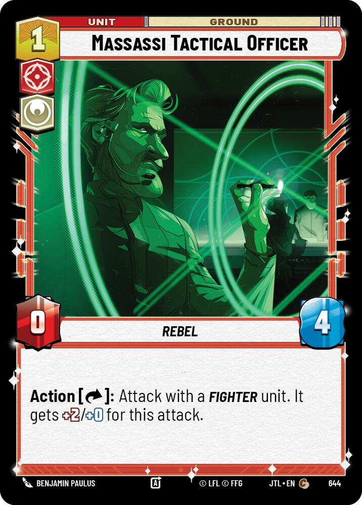 Massassi Tactical Officer - 644 (Foil) Near Mint_Foil