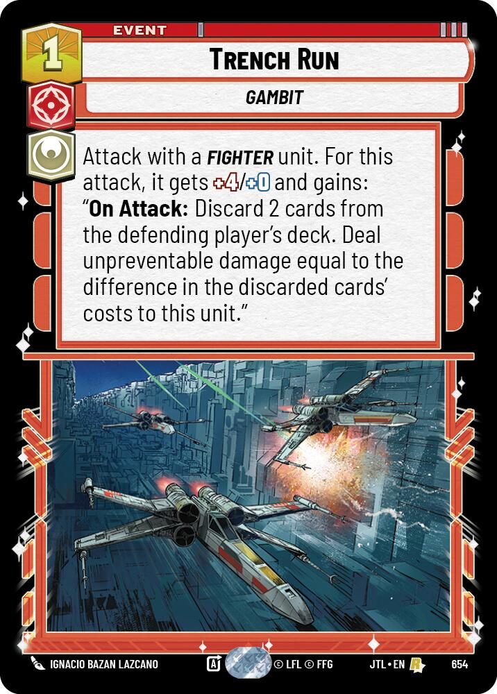 Trench Run - 654 (Foil) Near Mint_Foil