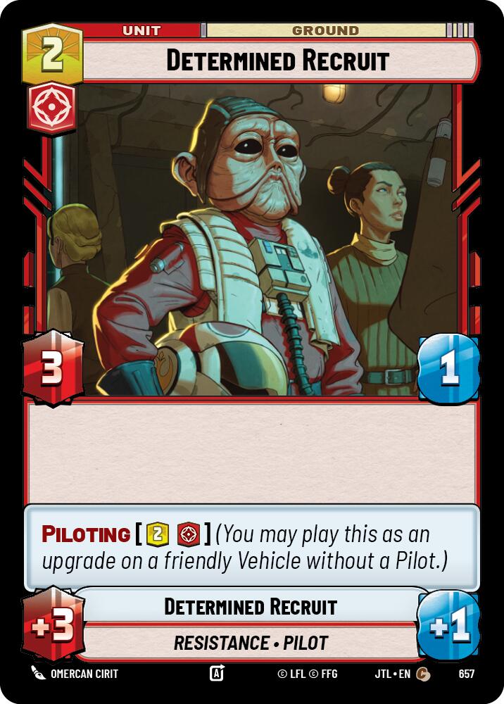 Determined Recruit - 657 (Foil) Near Mint_Foil