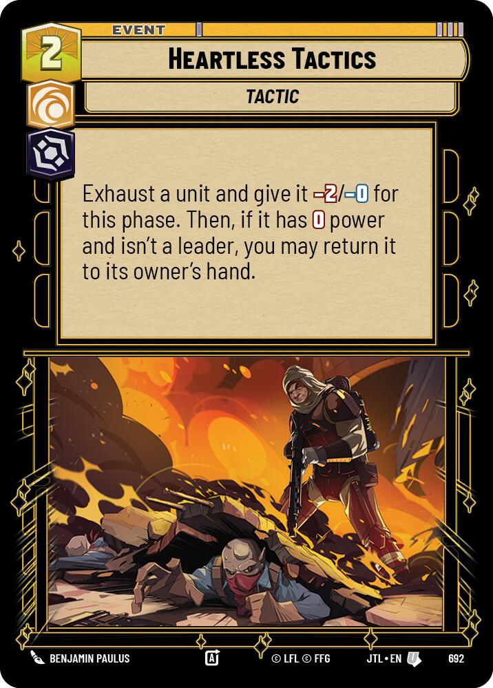 Heartless Tactics - 692 (Foil) Near Mint_Foil