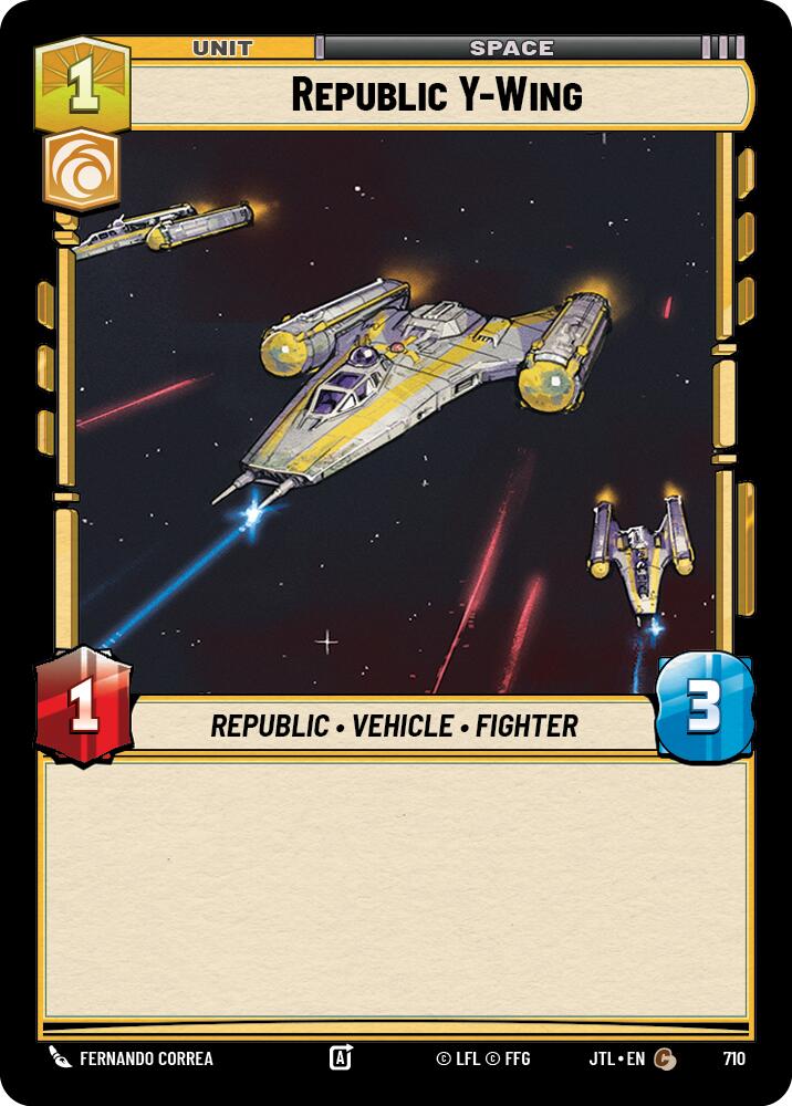 Republic Y-Wing - 710 (Foil) Near Mint_Foil