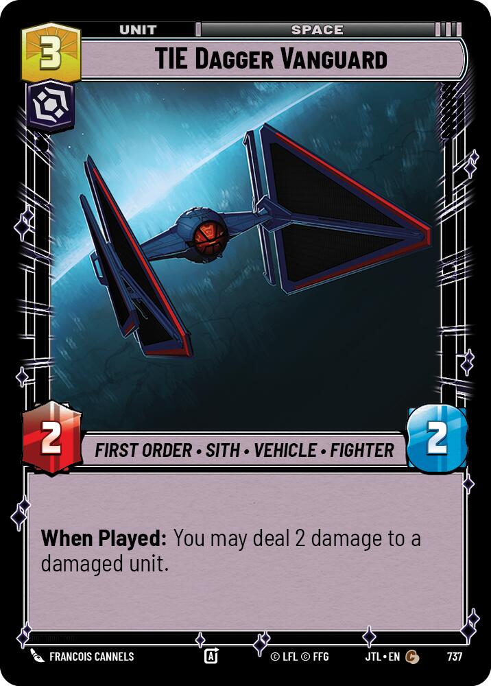 TIE Dagger Vanguard - 737 (Foil) Near Mint_Foil