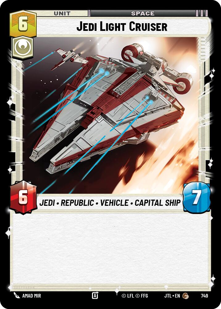 Jedi Light Cruiser - 749 (Foil) Near Mint_Foil