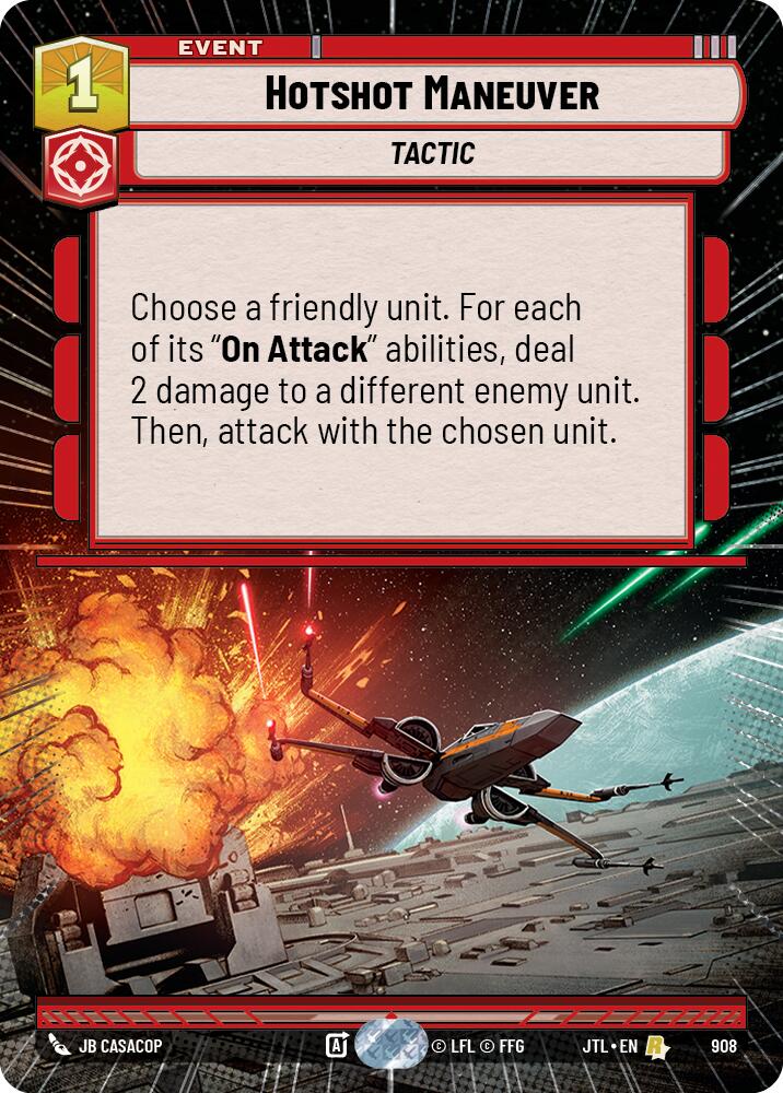 Hotshot Maneuver (Hyperspace) - 908 (Foil) Near Mint_Foil