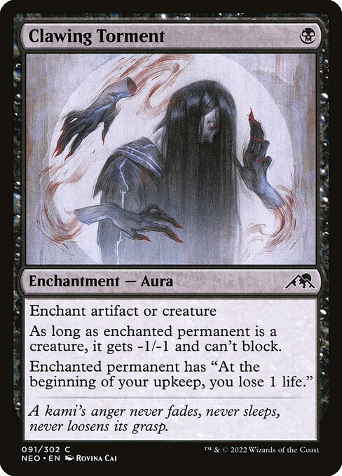 Clawing Torment NEO #91 Non-Foil