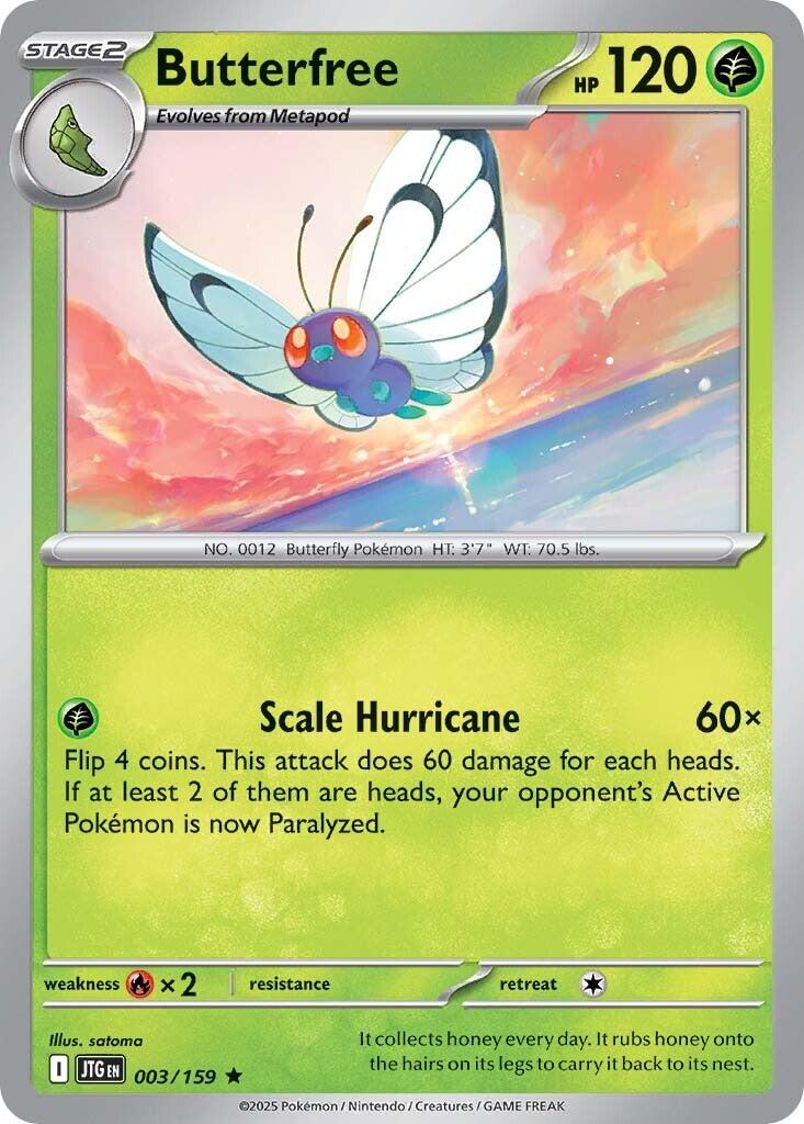 Butterfree - 003/159 (Holofoil) Near Mint_Holofoil