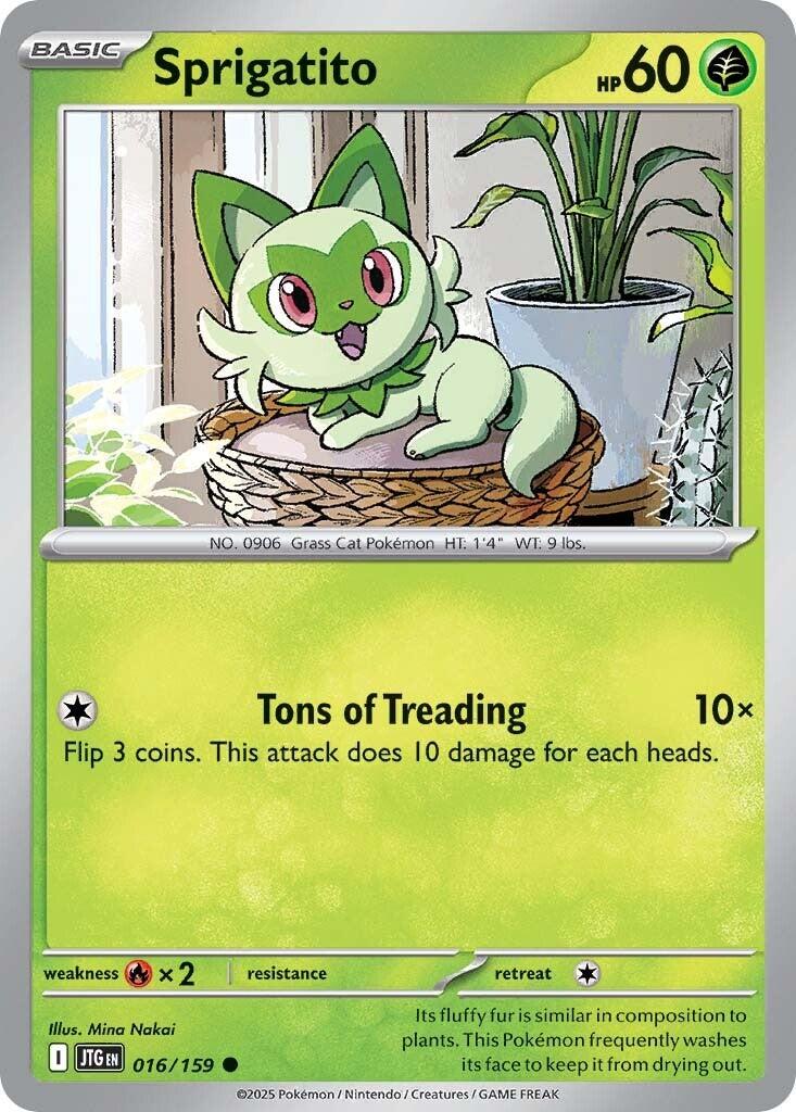 Sprigatito - 016 (Reverse Holofoil) Near Mint_Foil