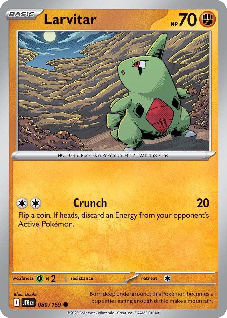 Larvitar - 080/159 (Normal) Near Mint_Non-Foil