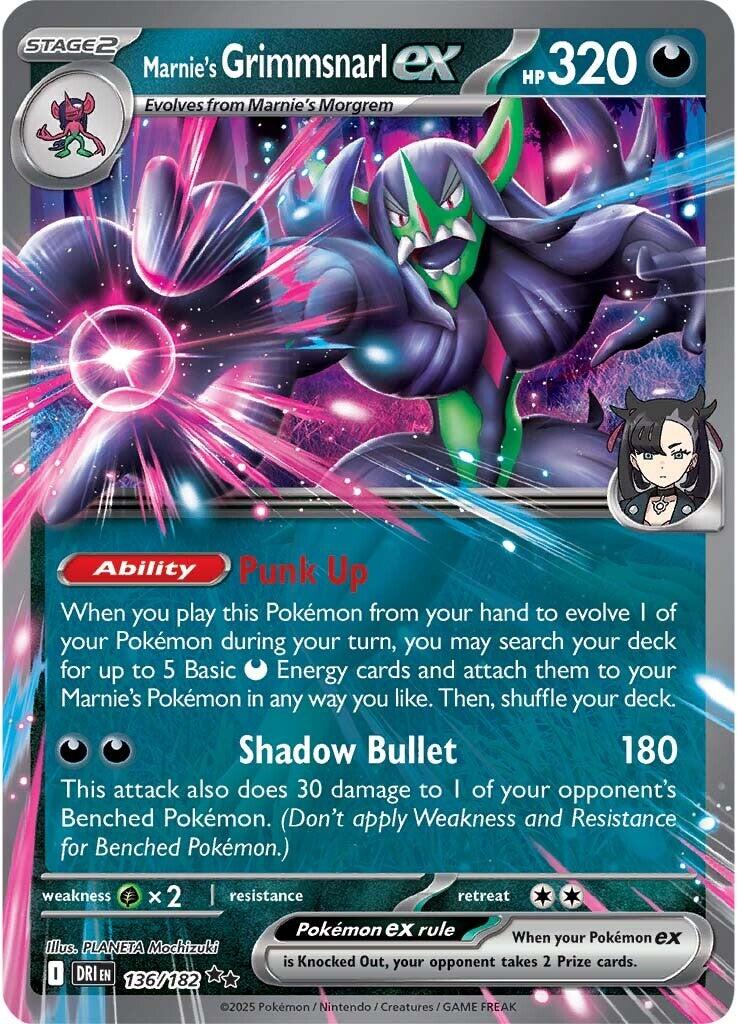 Marnie's Grimmsnarl ex - 136/182 (Holo)