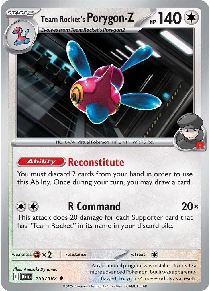 Team Rocket's Porygon-Z (Normal) Near Mint_Normal