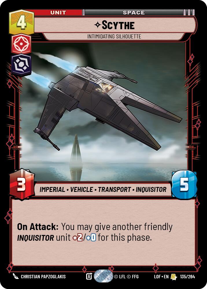 Scythe - Intimidating Silhouette - 135/264 (Normal) Near Mint_Non-Foil