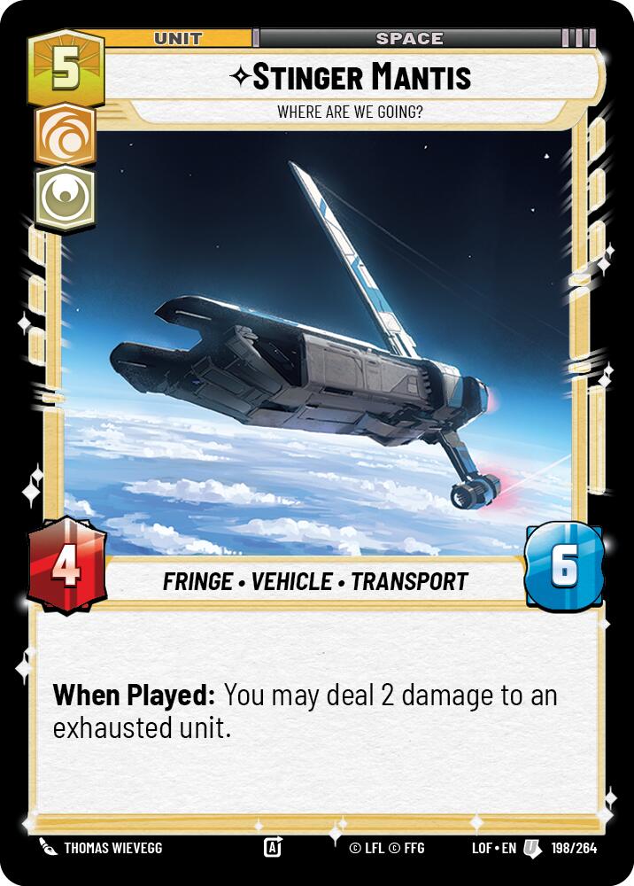 Stinger Mantis - Where Are We Going? - 198/264 (Normal) Near Mint_Non-Foil