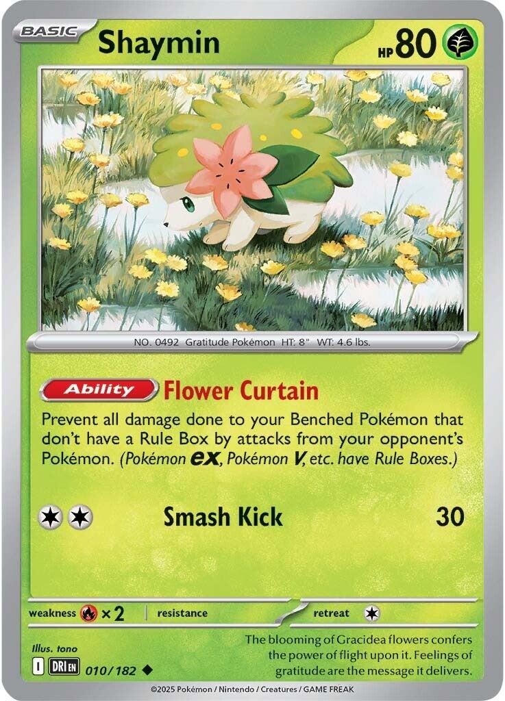 Shaymin - 010/182 (Normal) Near Mint_Normal